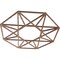 Ekena Millwork Guardian Wood Fretwork Pierced Ceiling Medallion, Walnut, 18"OD x 7"ID x 3/8"T CMWP18X18X0375GDWA - alternate 4